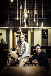Cloudalize’s founders Benny Willen (left) and Jeffrey Meesemaecker (right) © Jonas Lampens