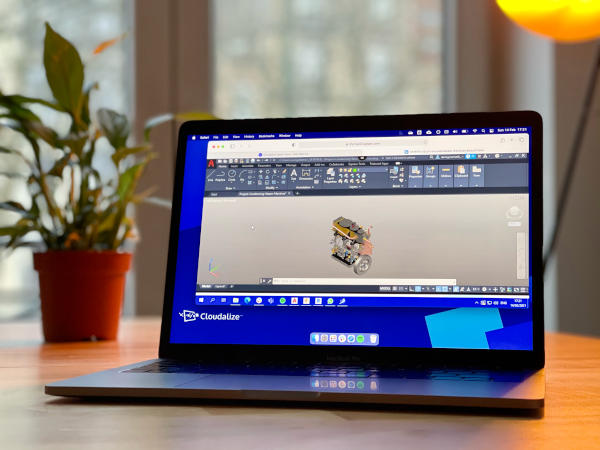 A Cloudalize Workstation brings your professional software to any browser including AutoCAD